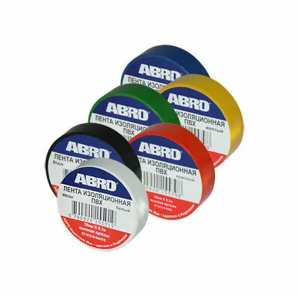 Фото №0 Изолента желтая ABRO ET-912