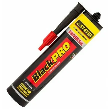 Фото №0 Герметик STAYER "MASTER" универсальный, силиконовый, белый, 260мл