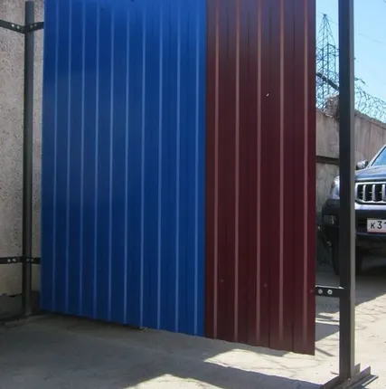 Фото №0 Забор из профнастила