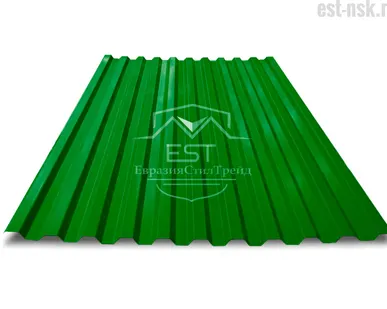 фото Профнастил С-21х1000 Pe 0.4 | RAL 6002 Зелёный лист