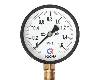 фото Манометр ТМ-510Р.00 (0-1,6MPa) G1/2 150*C (1,5) РОСМА