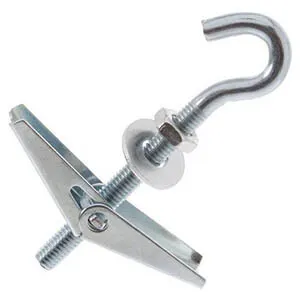 Фото №0 Анкер складной пружинный с крюком 25*100мм М6 сталь 1шт