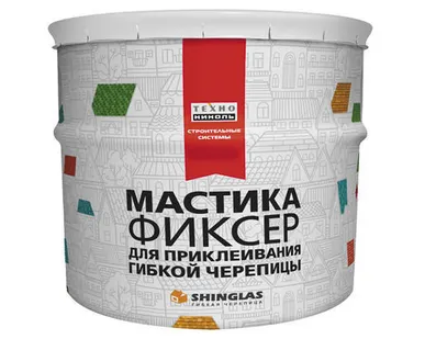 фото МАСТИКА ДЛЯ ГИБКОЙ ЧЕРЕПИЦЫ ФИКСЕР, 3,6КГ