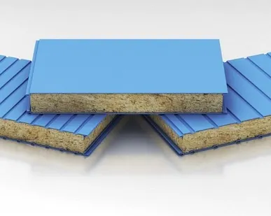 фото Сэндвич-панель PIR 80 мм кровельная 12,54 м