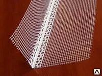 Фото №0 Угол ПВХ с сеткой, 8*12, L 2.5 м