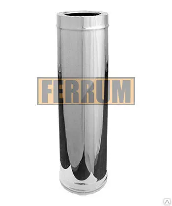 Фото №0 Сэндвич труба 0,25м (439/0,8мм + нерж.) Ф120х200