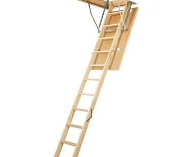 фото FAKRO Складная деревянная чердачная лестница LWS Plus (70х130см h=305см)