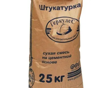 фото Штукатурка цементная "Геркулес", 25 кг