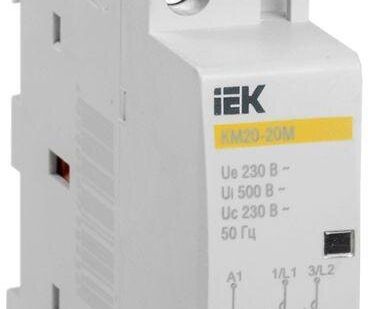 фото Контактор модульный КМ20-20М AC ИЭК MKK11-20-20