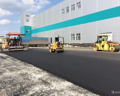 фото Асфальтирование благоустройство