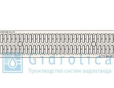 фото Решетка РВ -15.18,6.100 - штампованная стальная оцинкованная DN150