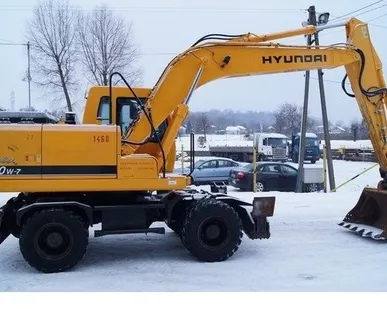 фото Аренда колесного экскаватора Hyundai-170 Гидромолот есть.