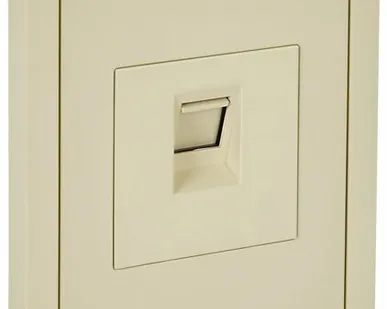 фото FORTE&PIANO Розетка компьютерная RJ45 кат.5E FP432 ваниль IEK