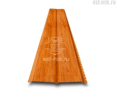 фото Металлический сайдинг Брус Printech | Рыжее дерево