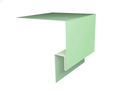 фото Планка околооконная сложная 250х75 0,45 PE с пленкой RAL 6019