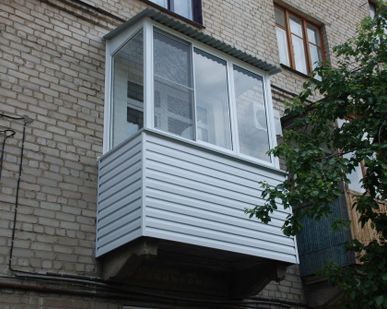 фото Балкон, остекление под ключ.