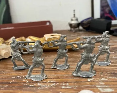 фото Солдатики оловянные Пехота набор 5 шт.