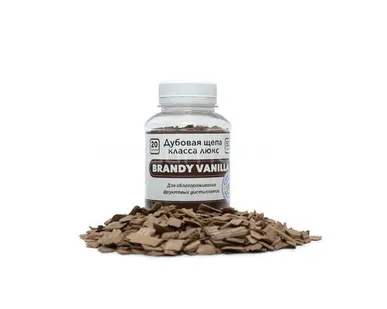 фото Щепа дубовая Brandy Vanilla (Франция, специальный обжиг), 50 г