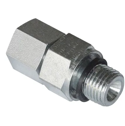 Фото №0 610515 - Фитинг прямой в сборе с гайкой G1/4"-8S (М16х1,5), 630 бар, нерж. сталь