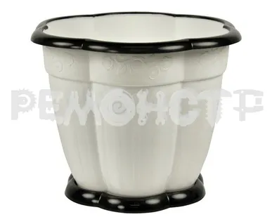 фото Горшок цв 'Восторг' 1,5л с под (св.желтый) (М1229) (1/24) П