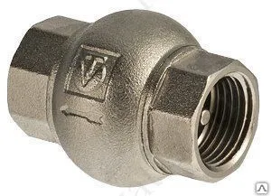 фото Клапан обратный бытовой VALTEC Клапан обратный 1/2" латунный золотник