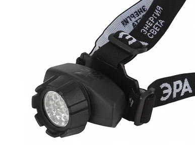 фото Фонарь ЭРА Налобный GB-603 LED 14светодиода 3хAAA черный