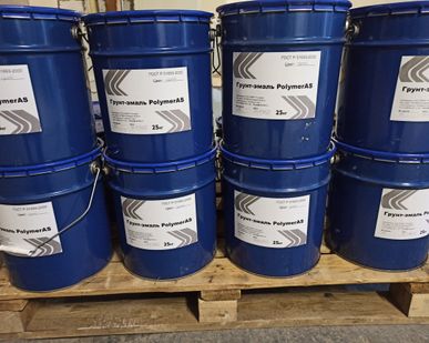 фото Краска Грунт эмаль Polymer AS по ржавчине