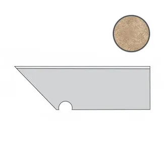 Фото №0 Atlas Concorde AIX Aix Beige Battiscopa Sag.Sx. (A0SO) Керамогранит