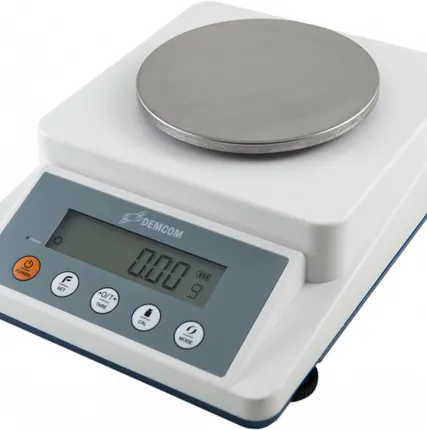 Фото №0 Весы лабораторные DEMCOM DL-801 (810 г, 0,1 г, внешняя калибровка)