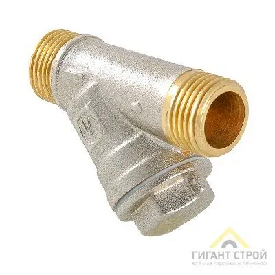 Фото №0 Фильтр латунный VALTEC 1/2" нар.-нар. косой VT.190.N.04
