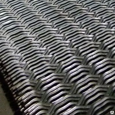 Фото №0 Лист ПВЛ от 0.45 до 8 мм просечно-вытяжной