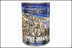 Фото №0 Грунт-эмаль по ржавчине 3 в 1 быстросохнущая серая Dekor Sprint 0,9 кг