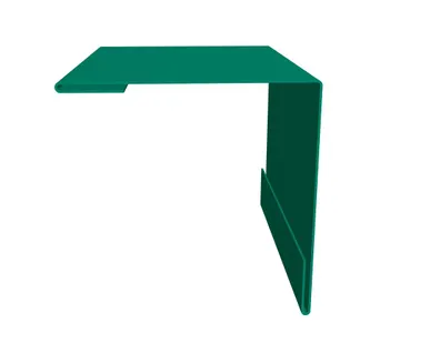 фото Угол внешний 30х30 0,45 PE с пленкой RAL 5021 водная синь