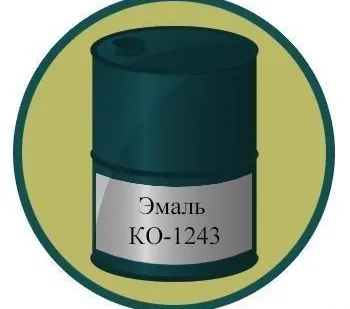 фото Эмаль КО-1243 белая, цвет в ассортименте
в