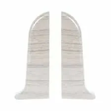 фото Заглушка левая Лайн Пласт Ясень светлый L046 подходит к L006 Дуб молочный