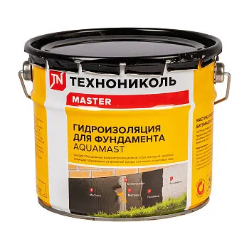 Фото №0 Мастика битумная 3 кг ТехноНиколь АquaMast, гидроизоляционная