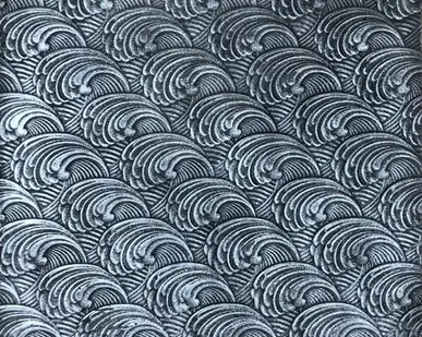 фото Чугунная плитка "Волна"