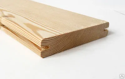 Фото №0 Половая доска "Гладкая", лиственница, (2000-4000мм), сорт АВ