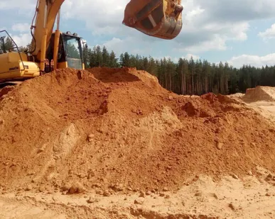 фото Песок карьерный