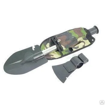 Фото №0 Лопатка "Саперная" набор, /нож/топор/ножовка, в чехле