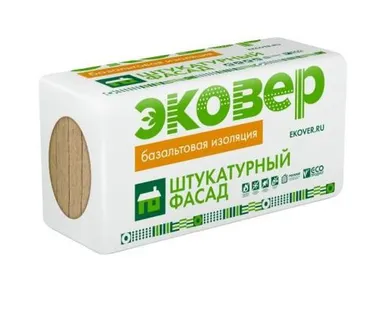 фото Каменная вата ЭКОВЕР Экофасад Оптима 85кг/м3 1000x600х50мм 8 шт 4,8м2 (0,24м3)