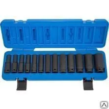 Фото №0 Набор ударных головок глубоких 1/2" 13пр. 10-30 мм