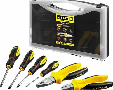 фото Набор губцевого инструмента 6 предметов STAYER
