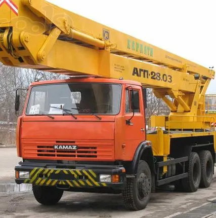 Фото №0 Аренда автовышки 28 метров