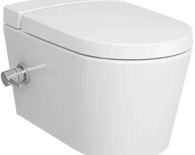 фото Унитаз подвесной безободковый с функцией биде и встроенным смесителем VitrA Nest Rim-Ex белый 5176B003-6233