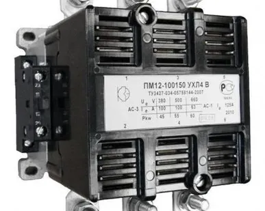 фото Контактор ПМ12-100150-100А-380AC-2НО+2НЗ-УХЛ4-КЗЭА
