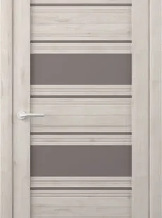 фото Межкомнатные двери ALBERO "Монтана" Кремовый/Мателюкс бронза(ДО)