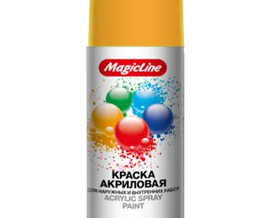 фото Краска в баллончиках желтая (265г) MagicLine
