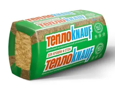 фото Утеплитель Тепло Кнауф Коттедж для кровли и стен TS 037 (100х610х1230мм) 8шт, 6м2 (0,6м3) KNAUF