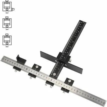 Фото №0 Кондуктор для сверления DGA-002 WOODWORK для установки мебельных ручек